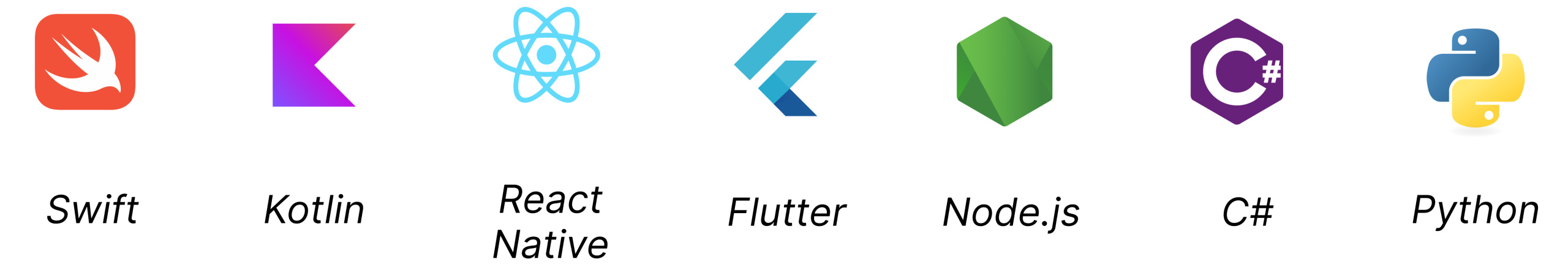Languages frameworks
